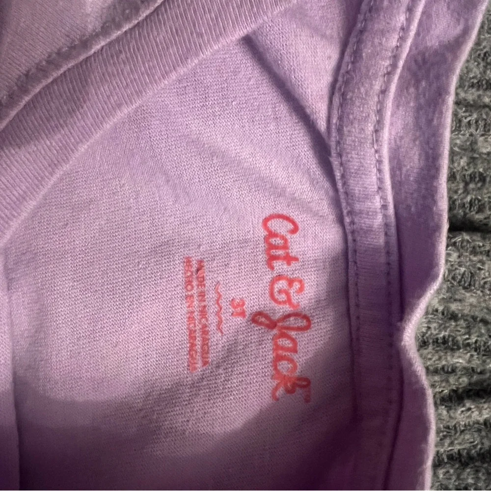 Cat &Jack Kids 3T play set  - Black, Gray, Pink, Purple 4-Tops 3- Pants 7 Pieces